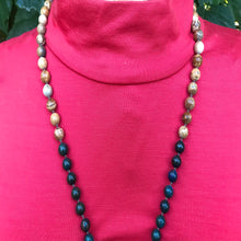 Carica l&#39;immagine nel visualizzatore di Gallery, Mala Crisocolla, Pietra Paesina &amp; Legno
