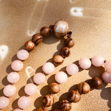 Carica l&#39;immagine nel visualizzatore di Gallery, Mala Giada Morganite &amp; Legno
