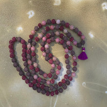 Carica l&#39;immagine nel visualizzatore di Gallery, Mala Rodonite &amp; pietra Lava
