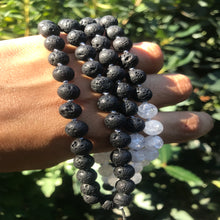 Carica l&#39;immagine nel visualizzatore di Gallery, Mala Cristallo Ialino Crush &amp; Pietra Lava
