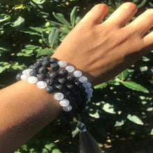 Carica l&#39;immagine nel visualizzatore di Gallery, Mala Cristallo Ialino Crush &amp; Pietra Lava
