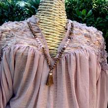 Carica l&#39;immagine nel visualizzatore di Gallery, Mala Giada Morganite &amp; Legno
