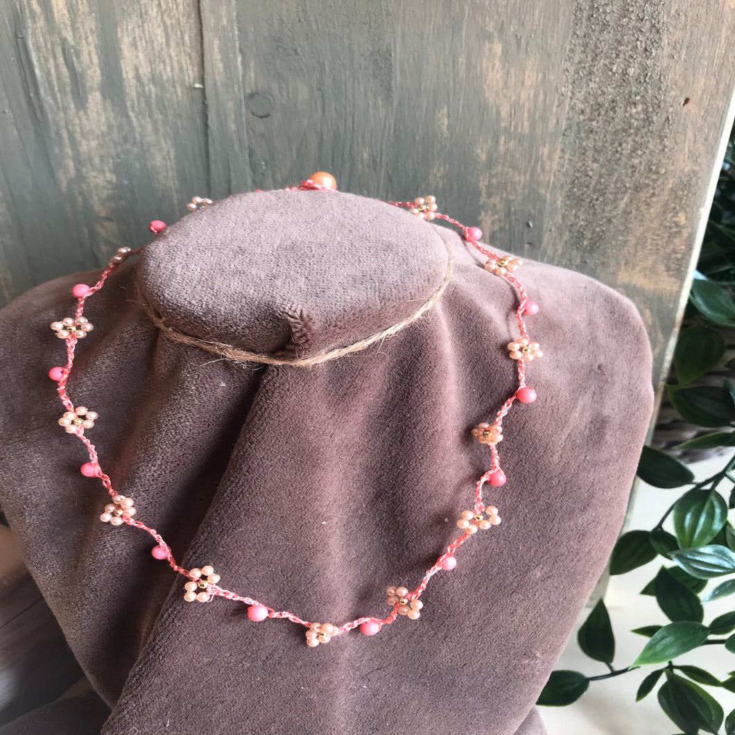 Il Girocollo Daisy Pink Coral