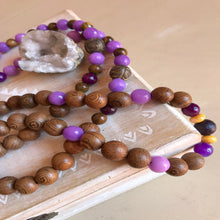 Carica l&#39;immagine nel visualizzatore di Gallery, Mala Agata Viola &amp; legno
